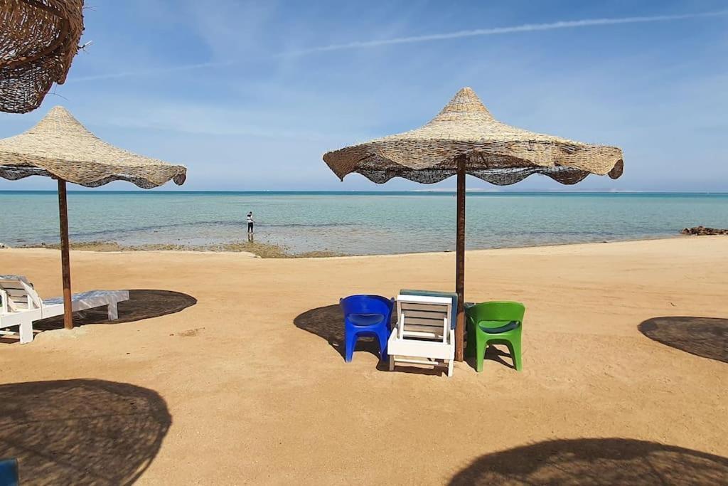 Casablanca Beach Direct Sea View Tow Bedroom Apartment Хургада Экстерьер фото