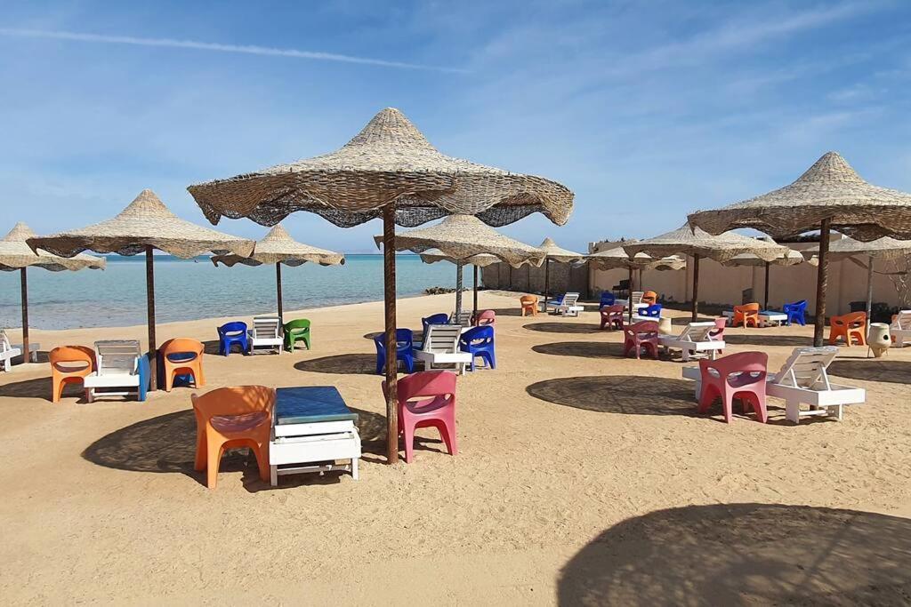 Casablanca Beach Direct Sea View Tow Bedroom Apartment Хургада Экстерьер фото